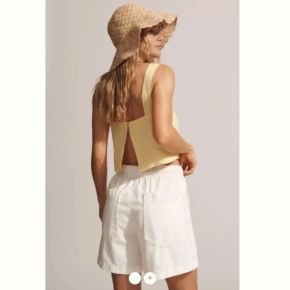 Anthropologie Pilcro PJ Pull-On Shorts - Picture 3 of 4